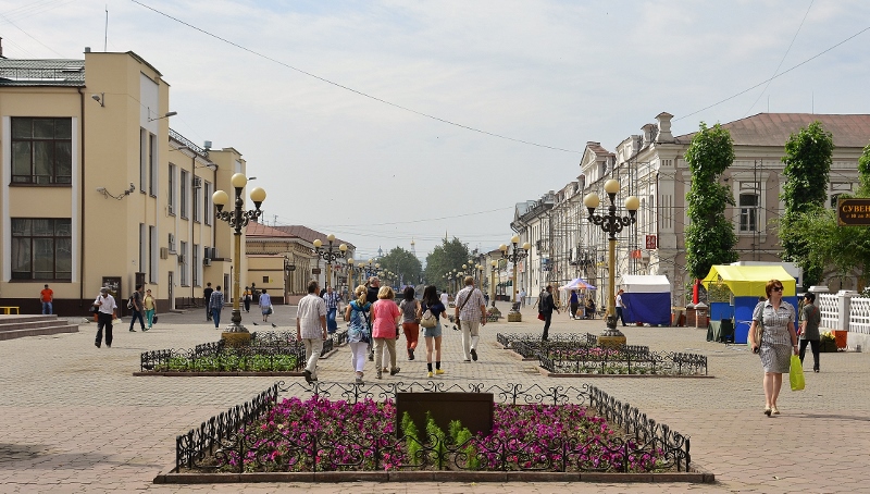 Einkaufsstra&szlig;e in Ulan Ude