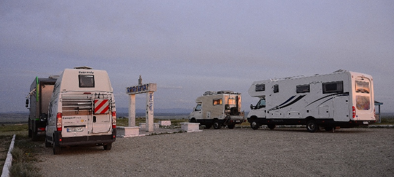 1. Stellplatz in der Mongolei