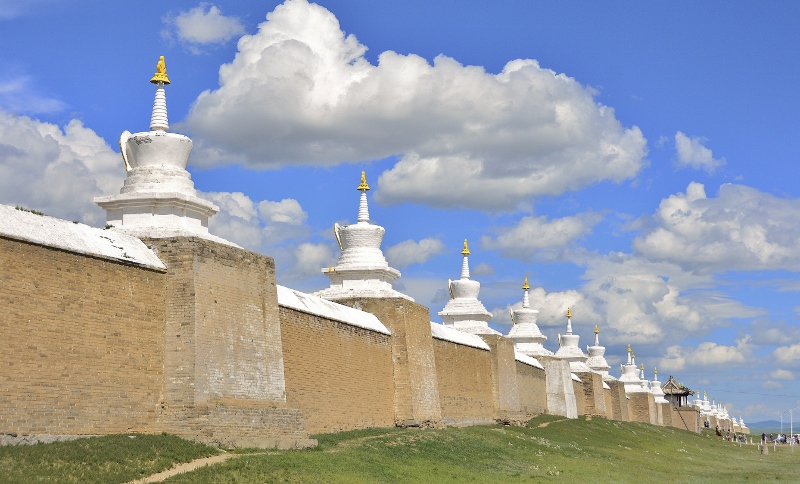 Umgrenzungsmauer von Erdene Zuu