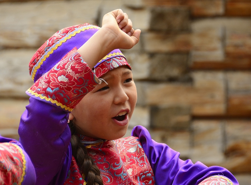 Burjatisches M&auml;dchen