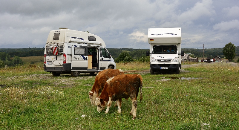 Stellplatz im "letzten Dorf"