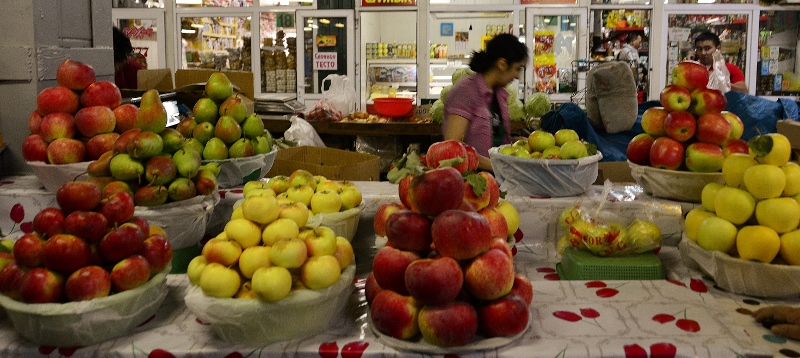 Der Apfel ist das Wahrzeichen Almatys