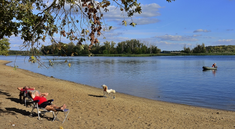 Relaxen am Wolgastrand