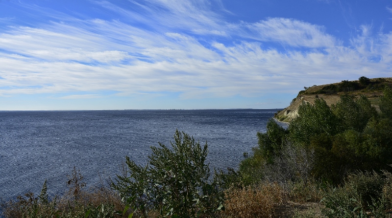 Die Wolga bei Karawainka ist breit wie ein See