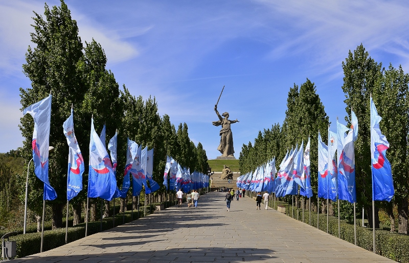 Aufgang zum Mamajew H&uuml;gel