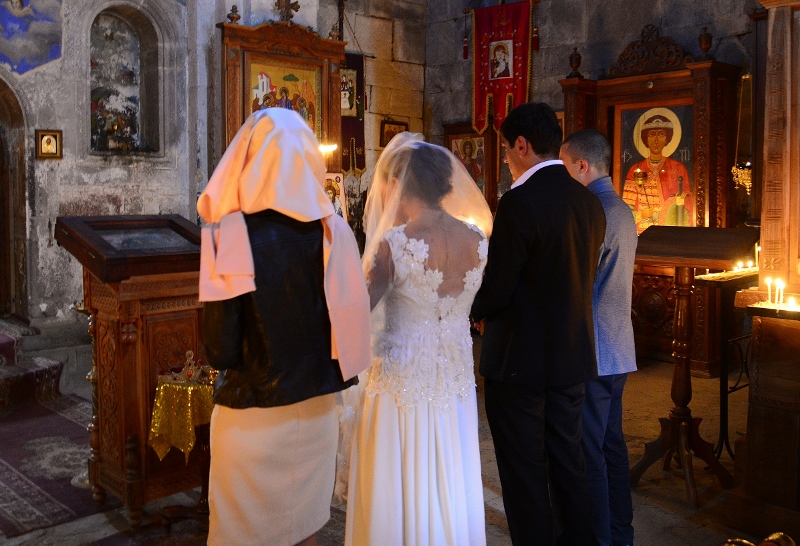 Trauung in der Zminda-Sameba-Kirche