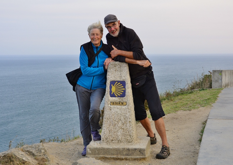 Das Symbol des Jacobsweges hat uns auf unserem Weg begleitet