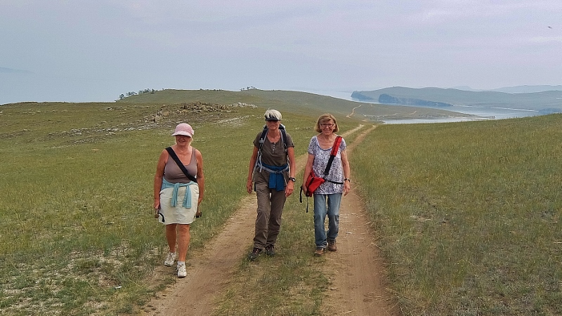 Wanderung auf der Insel 