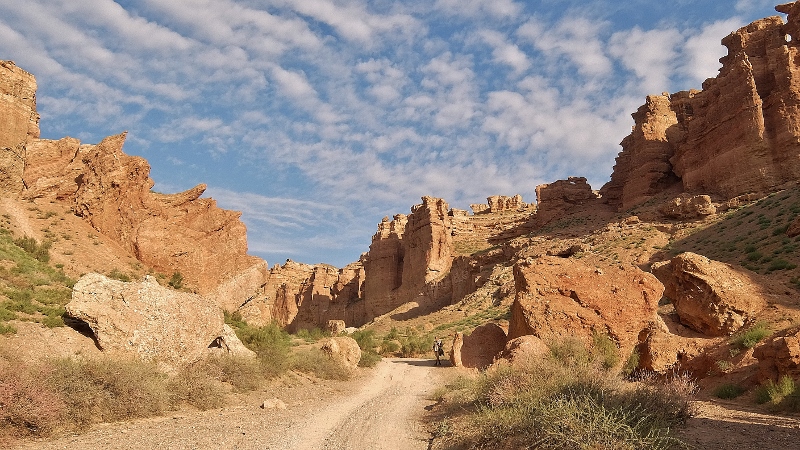 Wanderung im Scharyn Canyon