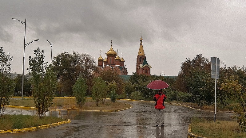 Die Heilige Nikolski-Kathedrale in Akt&ouml;be