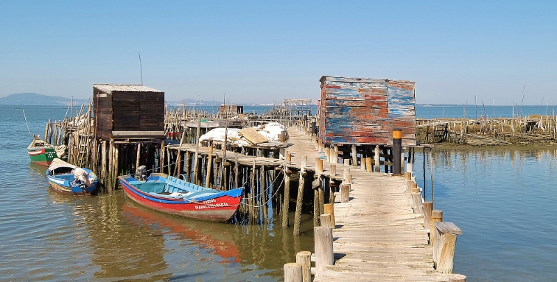 Der Fischerhafen in Carrasqueira 