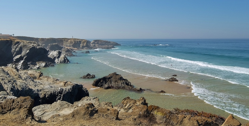 Unser Strand in Porto Covo