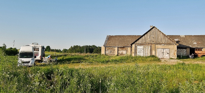 &Uuml;bernachtungsplatz in Lettland